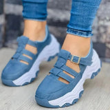 Women's Sneakers Fall Casual Breathable Solid Color Platform Sneakers Fashion Running Walking Lace-up Women's Shoes