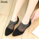Shoes for Women Female Sandal Nubuck 2023 Summer Large Size Girls Rhinestone Beige Lace Fashion Laces Flat Closed Low