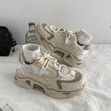 sneakers Patchwork Woman Vulcanize Shoes 2023 spring Platform Sneakers Breathable Mesh Ladies Footwear Casual