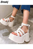 High Heels Women's Slippers2023 Summer Hot Fashion Open Toe Sandal Simply Causal Leather Sandal Slippers Outdoor