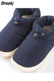 Women Winter Down Shoes Plus Size 45 Couple Snow Boots Women Shoes Antiskid Bottom Soft Keep Warm Mother Casual Boots