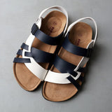 Fashion Men Leather Sandals Outdoor Comfortable Breathable Sports Casual Non-Slip Beach Luxury Sandals