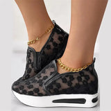 Casual Shoes Woman Summer 2023 white blue Mesh Vulcanized Shoes Rubber Sole Slip on Comfortable Female Shallow Sneakers