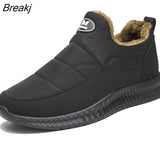 Mens Boots Winter Keep Warm Snow Boots Fashion Plush Cotton Shoes Man Boots Driving Moccasins Quality Men Loafers