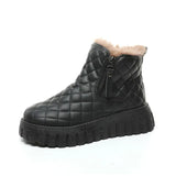 Women's Shoessnow Boots Platform Shoes Warm Cotton Shoes Short Boots Outdoor Casual Shoes High Quality Women White