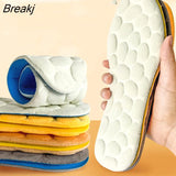 Insoles Damping Ergonomic Design Breathable Sweat-wicking Insole Foot Cobblestone Massage Cushioning Size