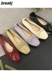Bow Knot Flats Slip On Casual Shoes Women Boat Ballet Flat Ballerina Soft Moccasins Female New Fashion Gold Sliver