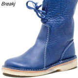 BRCCHENXI Autumn Winter Women Snow Boots Short Tube Short Boots Add Thick Flat Heel Keep Warm Girl Cotton Shoes WOMAN