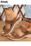 Summer Women Sandals Sexy Shoes Crystal Casual Woman Flats Buckle Strap Ladies Fashion Beach Shoe Big Size