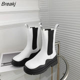 New Boots Platform High Boots Chelsea Boots for Men and Women High Top Boots 35-40