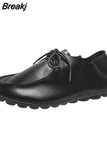 Women Flats Shoes Low Heel Women's Moccasins Ballet Shallow Female Shoes Lace Up Woman Shoes Loafers Footwear Zapatos De