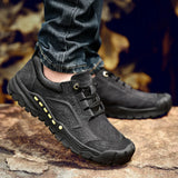 Leather Shoes Men lace up Casual Sneakers outdoor Soft cow Leather Men Shoes Moccasins Tooling Shoes men