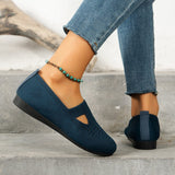 Women Shoes Fashion Breathable Hollow Slip on Casual Shoes Lightweight Anti-Slip Flat Shoes Zapatos Mujer Women