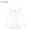 Sleeve 2 Piece Dress Set Women Korean Fashion Vintage Floral Vest + Elegant Y2k Mini Dress 2023 Autumn Casual Kawaii