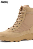 Military Boots Men Boots Special Force Desert Combat Army Boots Outdoor Hiking Boots Ankle Shoes Men Work Safty