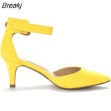 Women Sandals Summer Ladies Suede Thin High Heels Pumps Wedding Party Woman Shoes Open Toe Sexy Ankle Straps