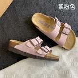 Shoes Woman 2024 Slippers Flat Platform Pantofle Luxury Slides New Rubber Designer Fashion PU Female Shoes Womens Slippers