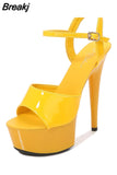 Shoes Ladies Sexy Pumps Pole Dance Shoes Women Plus Size 43 Women Classic 15cm Super High Heels Sandals Female