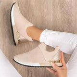 Shoes Sneakers Women Shoes Ladies Slip-On Solid Color Sneakers for Female Sport Mesh Casual Shoes for Women