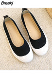 Summer Simple Fashionable New Knitted Glove Shoes of Women Breathable Hiking Thick Cozy Net Flatform Flatform Sports