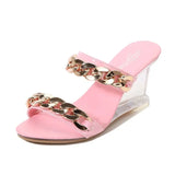 Wear Outside Summer Slippers Candy Color Sandals Ankle Strap 8CM Walk Show Super High Heels Peep Toe Wedding Women