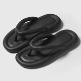 Color Summer Beach Flip Flops Women Soft Sole Cloud Slippers Woman Casual Non Slip Outdoor Slides Flat Sandals Women