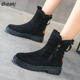 Degree Snow Boots Women Winter Shoes Cold Winter Warm Shoes Fashion Women Ankle Boots Ladies Winter Botas Fur Shoes