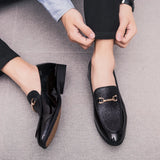 Pointed Toe business Dress Shoes Men Loafers Leather Oxford Shoes for Men Formal Mariage slip on Wedding party Shoes