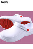 Slippers Non-slip Water-proof Oil-proof Kitchen Work Chef Shoes Master Hotel Restaurant Non-lace Slip-on Casual