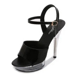 Sandals Woman Drag Queen High Heels 13-15CM Platform Ladies Sandals Open Toe Women Wedding Shoes Sandals Big Size