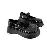 Shoes Women Japanese Mary Jane Shoes Women 2023 New Vintage Girls Students JK Uniform High Heel Platform Thick Sole