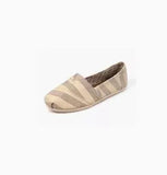 Mouth Shoes Woman Flats Dress Canvas Rubber Cotton Fabric PU Basic Shoes Woman Flats Shallow Mouth Dress Basic PU
