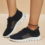 Women's Lightweight Breathable Mesh Sneakers Slip-On Soft Sole Knit Flats Shoes for Women 2023 Casual Sneakers Zapatillas