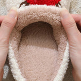 Style Winter Slippers Woman House Indoor Cute Fluffy Fur Slippers for Women Soft Sole Warm Plush Cotton Shoes