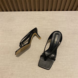New Summer Slippers Women Shoes Fashion Sexy Thin Heels Flip Flops Woman Shoes High Heels Sexy Ladies