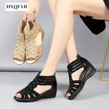 Women Summer New Fashion Women's Sandals 2023 Women's Back Zipper Shoes Rhinestones Fish Mouth Sandals Shoes for
