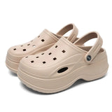 Toe Eva Platform Sandals for Women 2024 Summer Soft Thick Bottom Clogs Slippers Woman Anti-Slip Beach Slides Garden