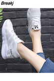 Summer New Fashion Sneakers Women's Flats Shoes Casual Sports Shoes for Women White Shoes Zapatillas Mujer