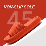 Thick Platform Cloud Slippers Women Non Slip Shower Flip Flops Bathroom Super Soft Comfy Home Pillow Slides Sandals