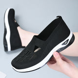 New Comfort Casual Women's Shoes New Fashion Soft Sole Breathable Hollow Out Flat Shoes for Women Zapatos De