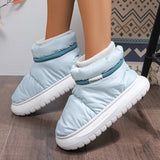 Women's Winter Warm Cotton Padded Shoes Thick Sole Down Waterproof Snow Boots for Women 2023 Non Slip Platform Ankle Botas