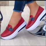 Breakj Bean Shoes Women's Large Comfortable Women's Single Shoes Soft Soles Casual Women's Shoes