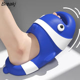 Cute Soft Animals Slippers for Women Fashion Indoor House Clown Fish Sandals Couples Bathroom Anti-slip Platform