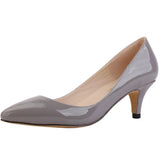 Sexy Pointed Toes 5cm Low Med Kitten High Heels Women Pumps Shoes Spring Brand Design Dress Wedding Shoes Big Size