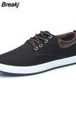 arrival of spring summer comfortable casual shoes canvas shoes men men's lace up the fashion brand Flats
