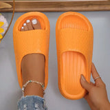 Women's Platform Cloud Slippers Eva Soft Sole Pillow Slides Woman Non Slip Bathroom Home Slippers Women Summer Beach Flip
