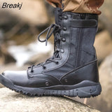 Ultra Light Men's Tactical Boots Special Forces Military Boots Male Outdoor Waterproof Non-slip Hiking Shoes Travel