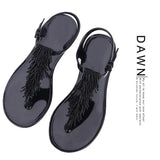 Women's Shoes Flip-flops Sandals for Woman Black Footwear Plastic with Low Heels Summer 2023 Crystal Pvc Wholesale Luxury Sale