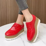 Womens Sneakers Shoes Wedge Basket 2024 Platform Tennis Female Roses Fashion Thick Sole Silver Trainers High Lace-Up Fabric PU