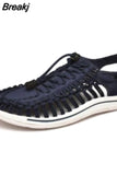 Sandals Men Size 35-47 High Quality Handmade Mens Shoes Summer Soft Non-slip Gladiator Sandals Hiking Beach Platform